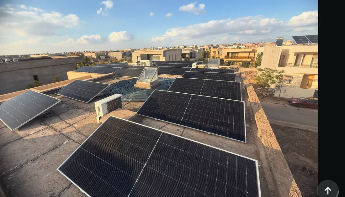 Toiture résidentielle équipée à Marrakech